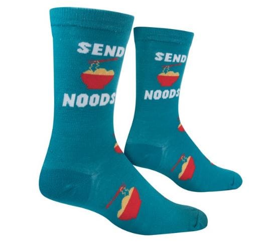 Crazy Socks - Send Noods Women's Crew Folded