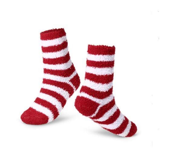Fluffy Winter Christmas Socks - 6 Pairs - SET C