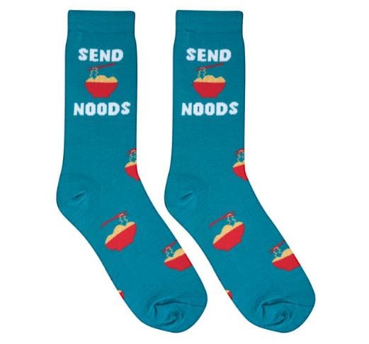 Crazy Socks - Send Noods Women's Crew Folded