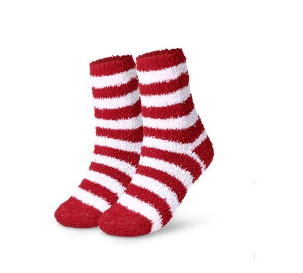Fluffy Winter Christmas Socks - 6 Pairs - SET C