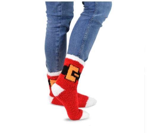 Fluffy Winter Christmas Socks - 6 Pairs - SET C