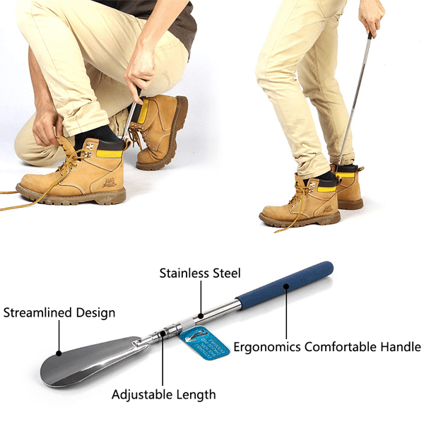 3 Pack: Extendable Shoehorn