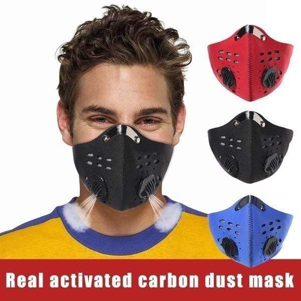 Activated Carbon Sport Dust Mask with Exhalation Valves