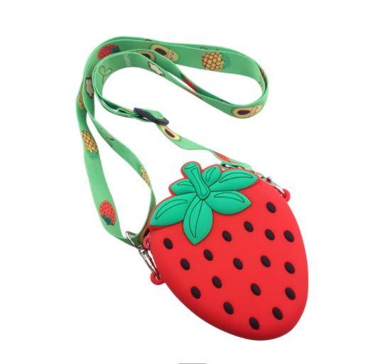 Fruit and Donut  Soft Silicone Pouch