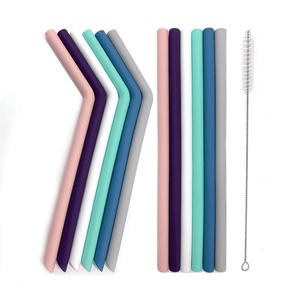 2 Piece: Eco-Friendly Reusable Drinking Straws