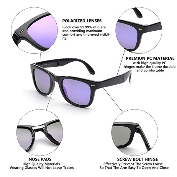 Polarized Folding Sunglasses
