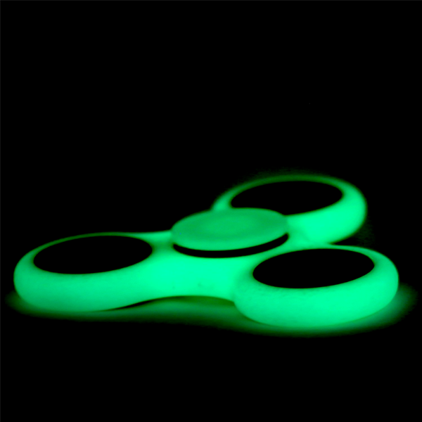 Toys - 2 Pack: Fluorescent Glow-in-the-Dark Fidget Spinner