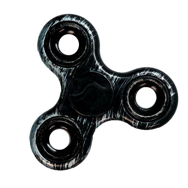 Toys - Retro Brushed Metallic Fidget Spinner: Stress Reliever - Assorted Colors