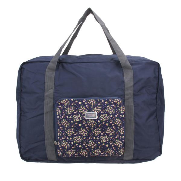 Travel - Floral Print Waterproof Expandable Folding Travel Duffle Bag - Assorted Colors