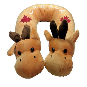 Travel - Super Plush Canadian Moose Neck And Travel Pillow - 2 Sizes Available