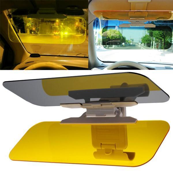 2 Pack Deluxe HD Day and Night Anti-Glare Vehicle Visor