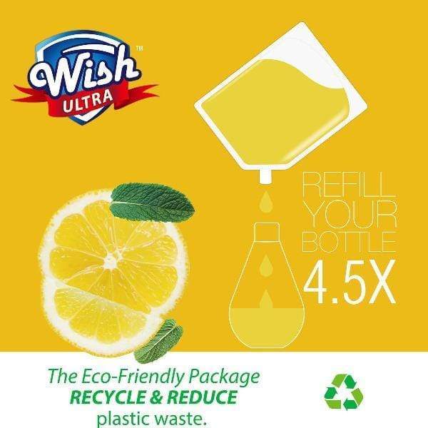 Buy 1 Liter Get 1 Liter For Free: Wish Ultra Hand Sanitizer Refill Scented with Extra Moisturizer