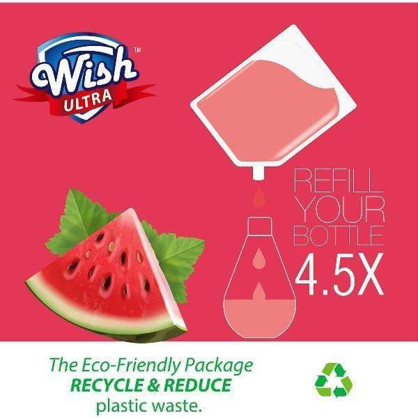Buy 1 Liter Get 1 Liter For Free: Wish Ultra Hand Sanitizer Refill Scented with Extra Moisturizer